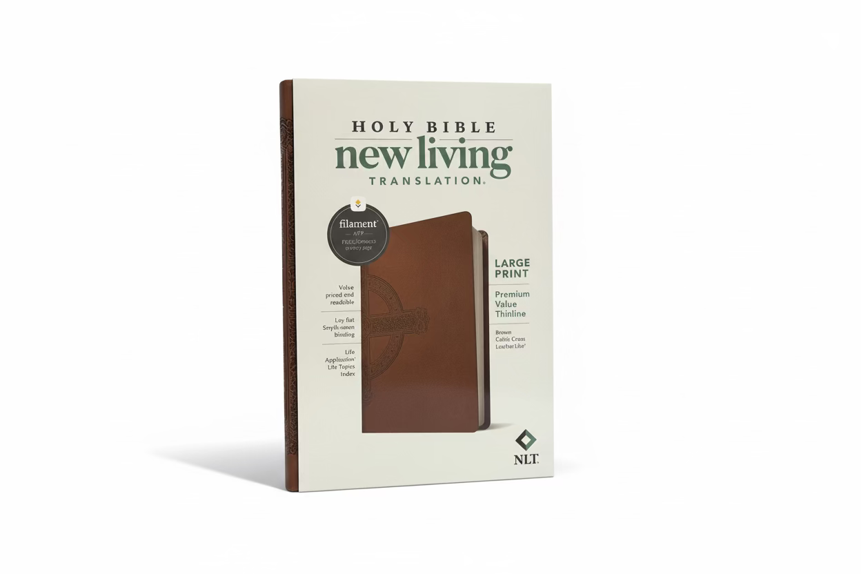 Bible: NLT Holy Bible Brown