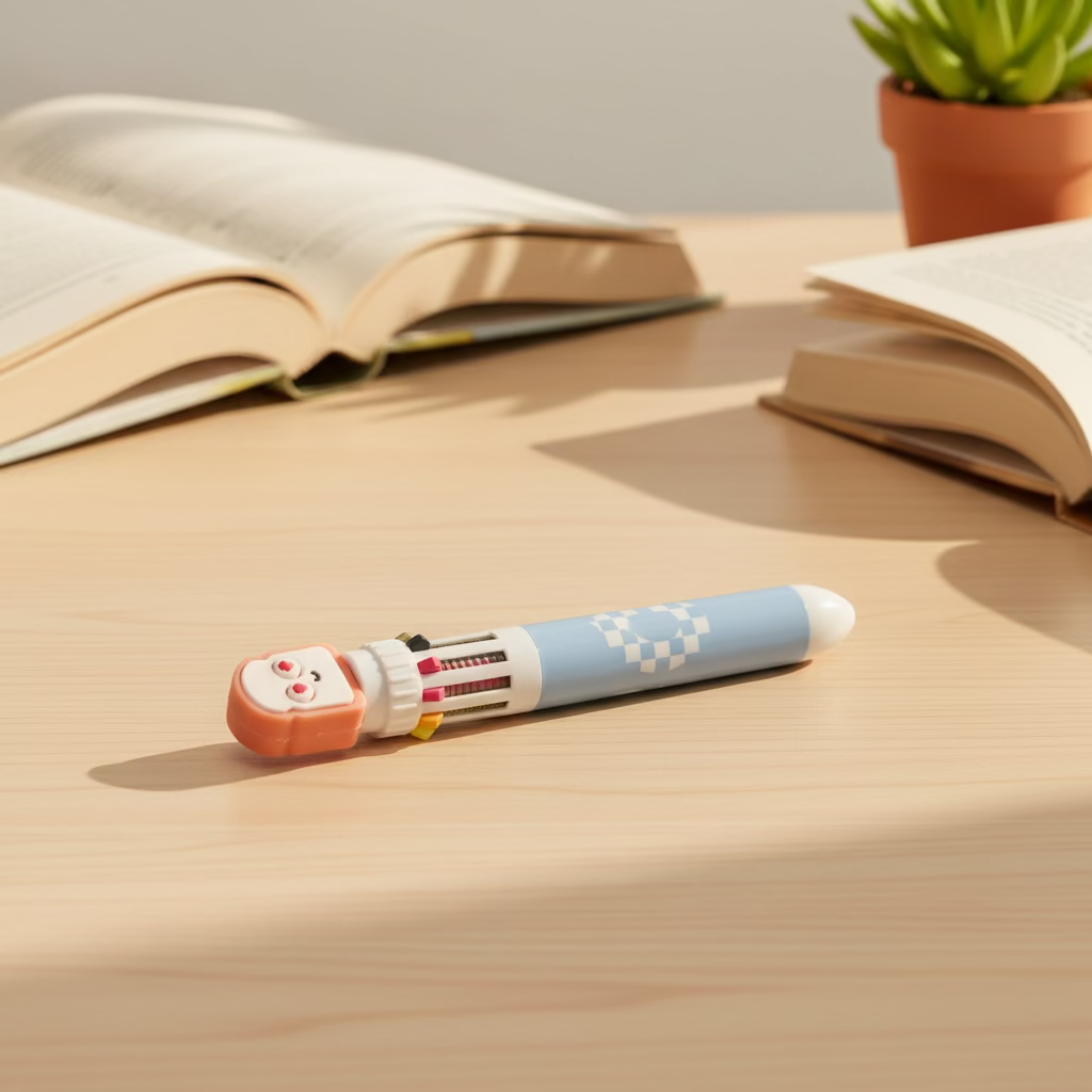 Pen: Multi Colored Character