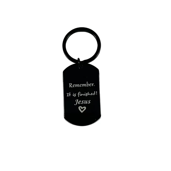 Keychain: Faith church logo tag