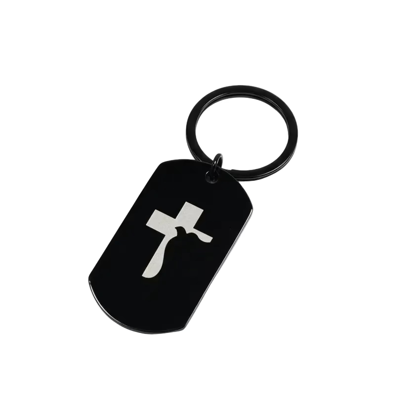 Keychain: Faith church logo tag