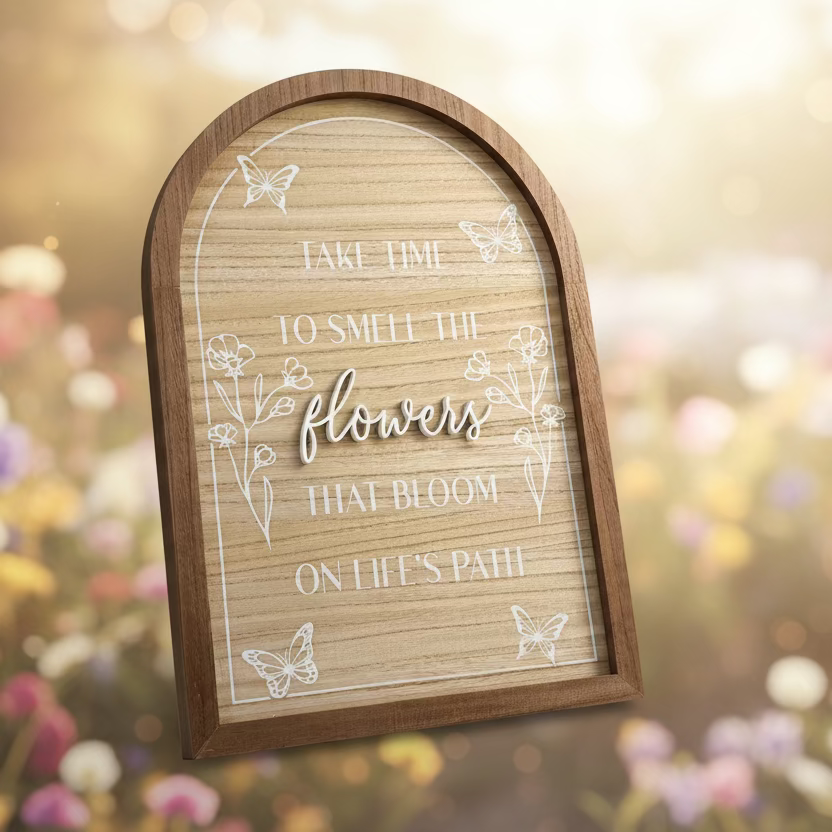 Wall Art: Take Time To Smell The Flowers That Bloom On Life’s Path