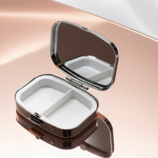 Silver Pill container