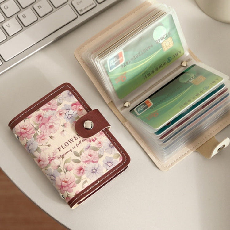 Women’s Flower Thread Card Holder