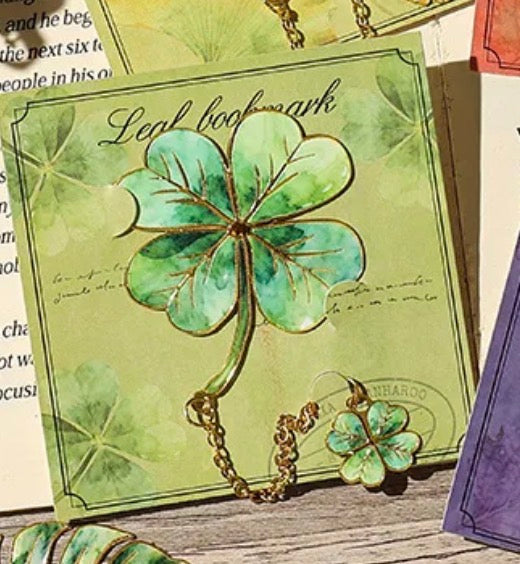 Bookmarks: Metal leaf