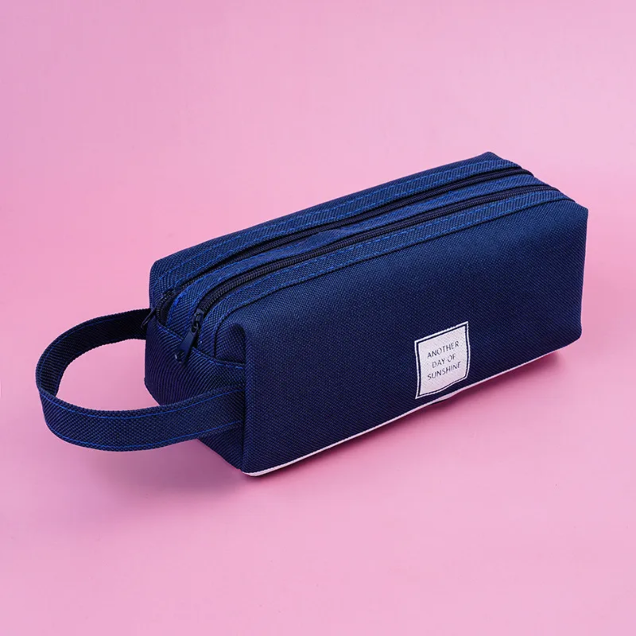 Double layer simple pencil case