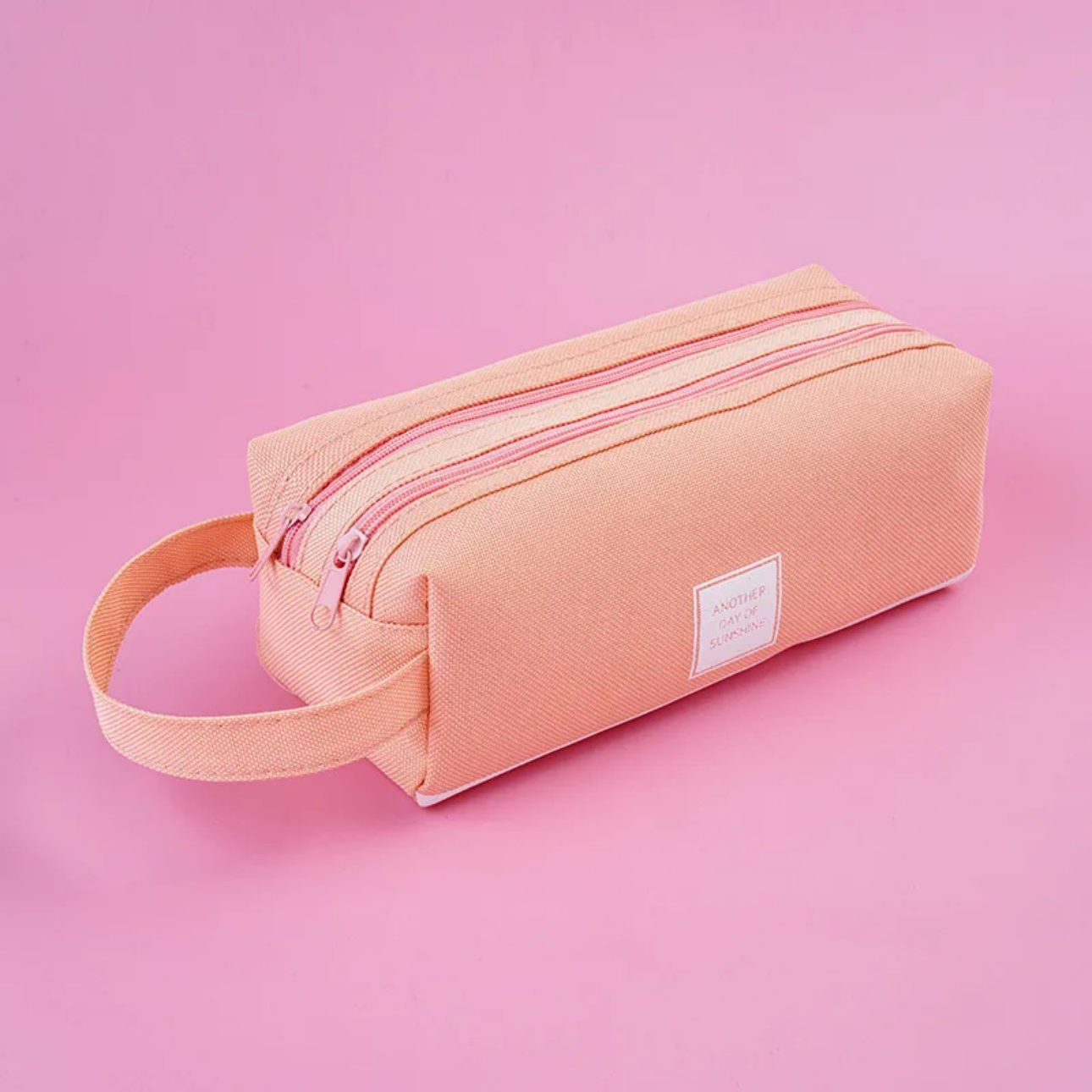 Double layer simple pencil case