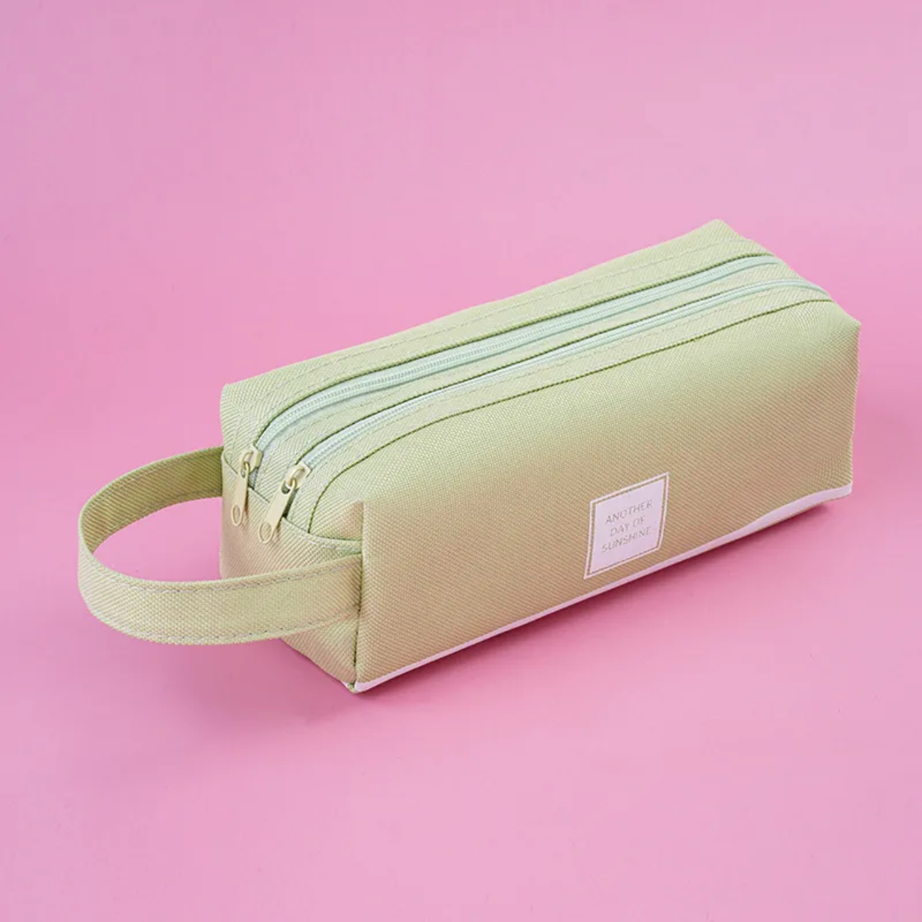 Double layer simple pencil case