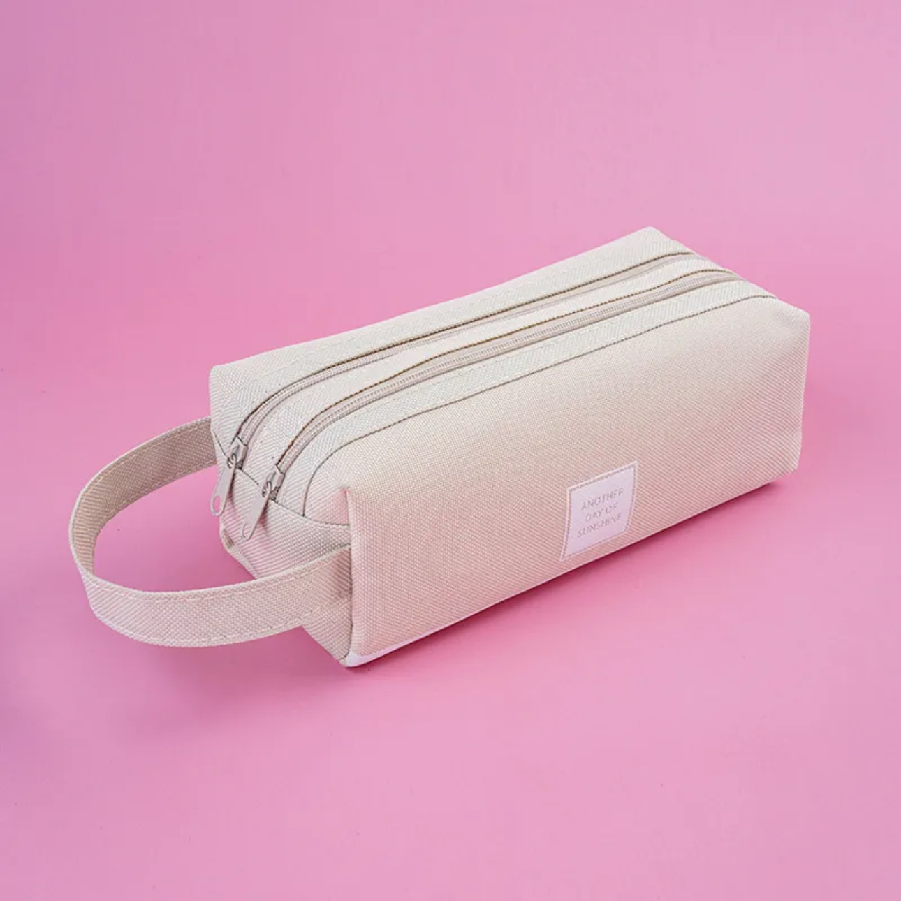 Double layer simple pencil case