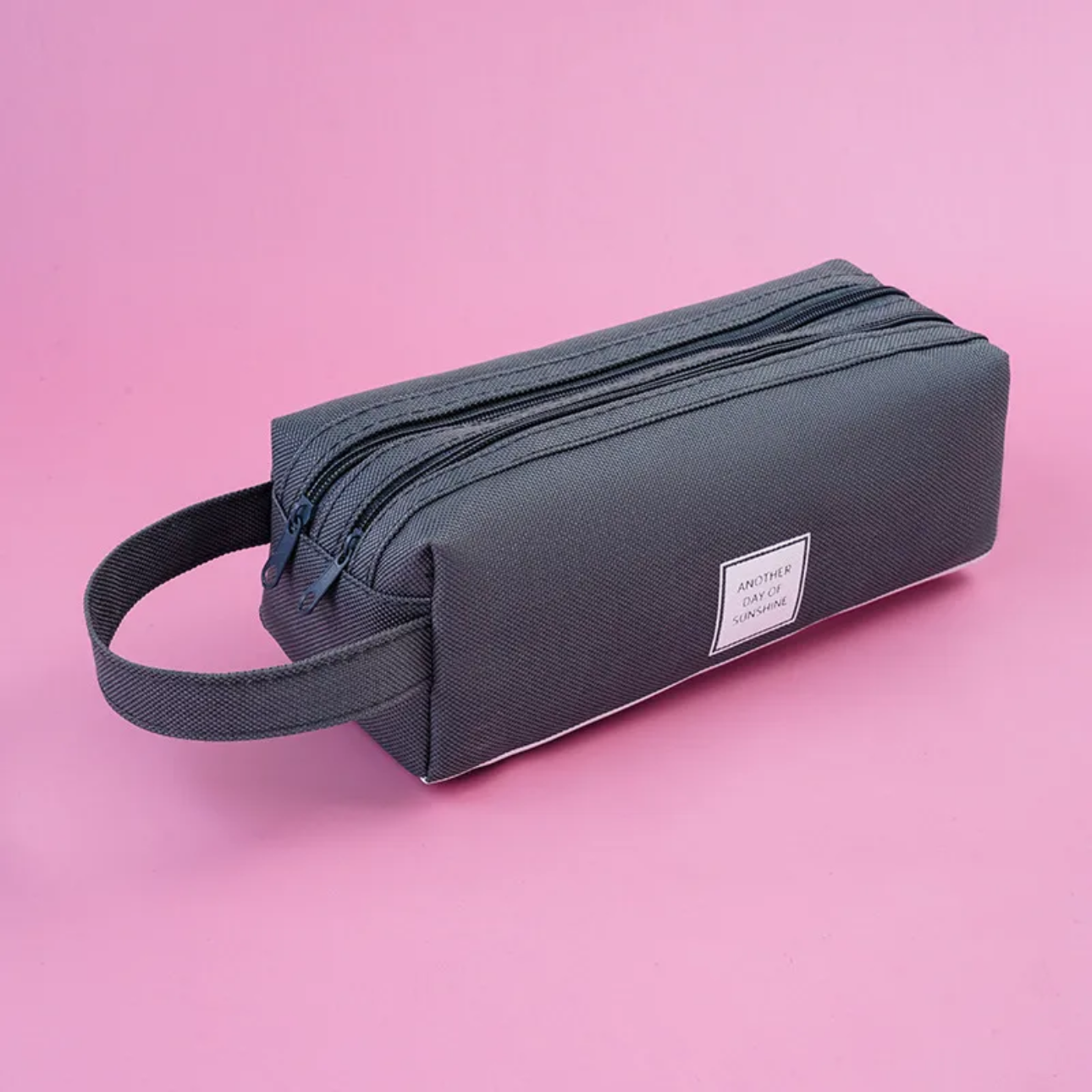 Double layer simple pencil case