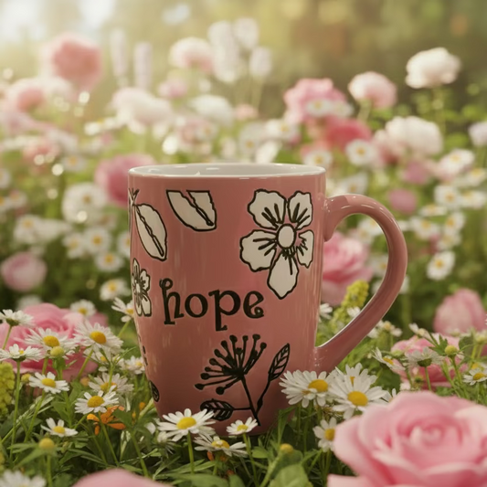 Mugs: Floral Inspirational Mugs