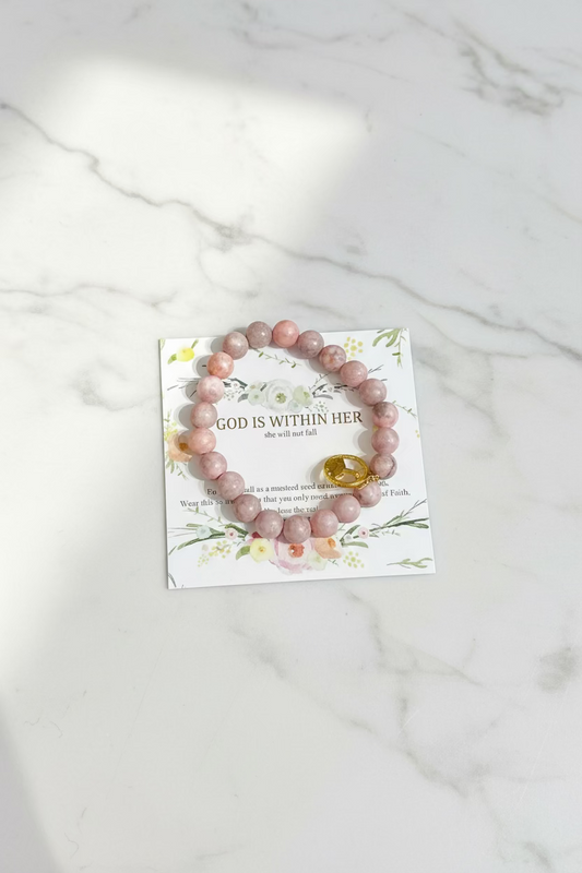 Bracelet: God is within her she will not fail